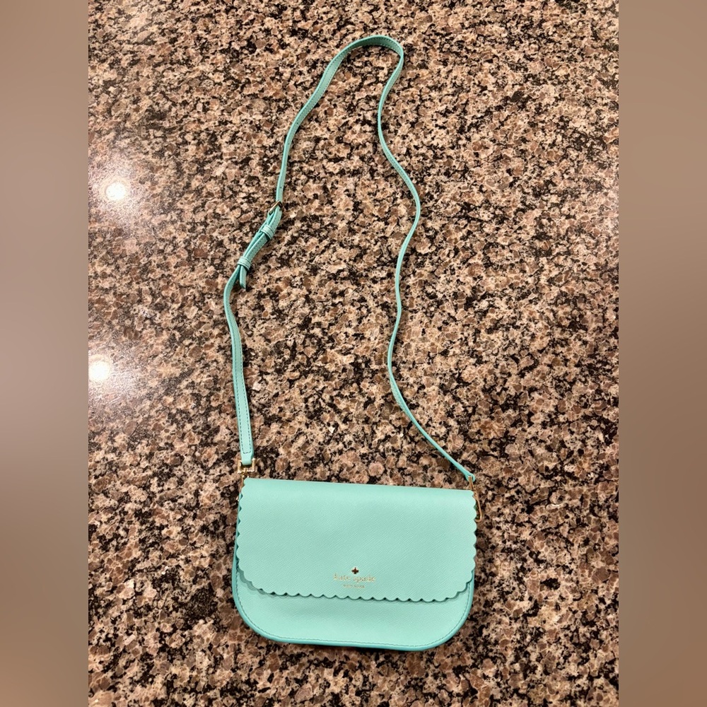 Kate Spade Cape Drive Scalloped Crossbody - Blue